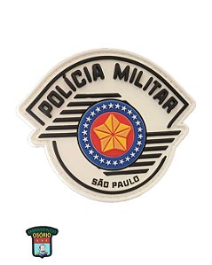 BRASÃO EMBORRACHADO - PMESP (COM VELCRO)