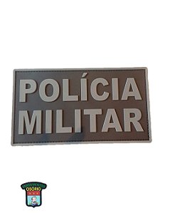 EMBORRACHADO PARA COLETE - PM (COM VELCRO)