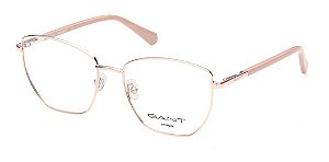 Óculos Armação Gant Ga4111 028 Dourado Com Rosa Feminino
