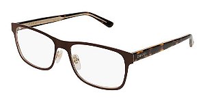 Óculos De Grau Gucci Gg0317o 002 Marrom