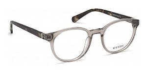 Óculos Armação Guess Gu50020 057 Cinza Translucido Acetato