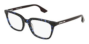 Óculos De Grau Mcq Azul Preto Mesclado Premium M0065o 007