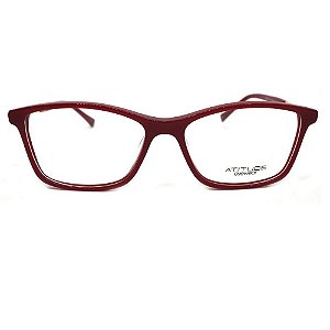 Óculos Armação Atitude Feminino Vermelho AT6126 D01