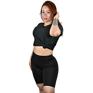 Bermuda Fitness Legging Conforto Para Exercicio (R34-)