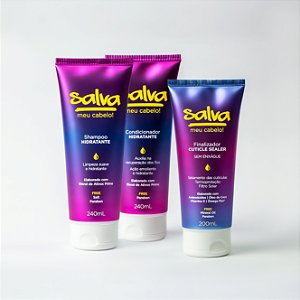 Shampoo + Condicionador 240ml + Finalizador Cuticle Sealer 200ml