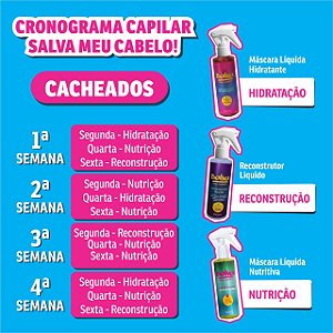 CRONOGRAMA CACHEADA + ATIVADOR DE CACHOS SALVA MEU CABELO! 1L