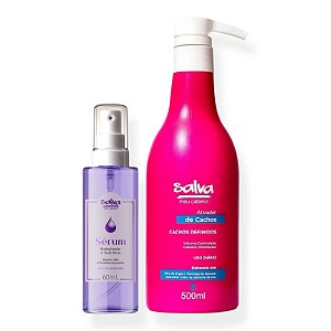 DUPLA Ativador de Cachos 500ml + Sérum para Pontas 60ml
