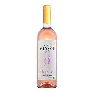 Vinho Rosé Seco Desalcoolizado - Vinoh - Garrafa 750 ml - Brasil