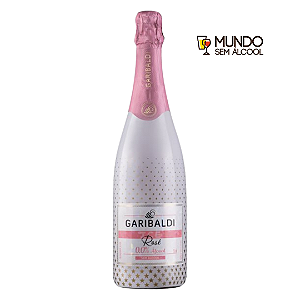 Espumante Garibaldi ICE Rosé Sem Álcool - Garrafa 750 ml - Brasil
