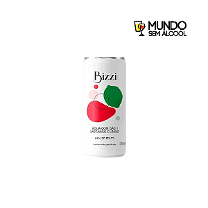 Água saborizada Bizzi Morango e Limão - Lata 269ml - Brasil