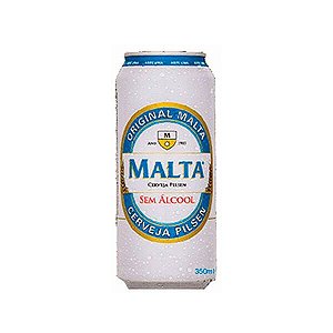 Cerveja Sem Álcool Malta Pilsen - Lata 350 ml - Brasil