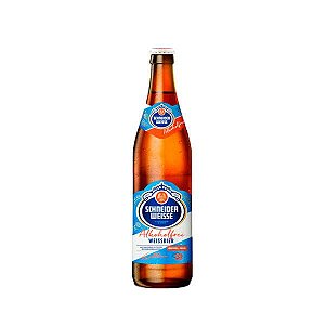 Cerveja de Trigo Sem Álcool Schneider Weisse TAP 3 Alkoholfrei - Long Neck 500 ml - Alemanha