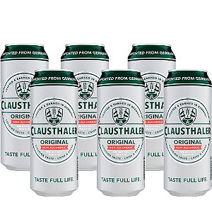 Combo de Cerveja Sem Álcool Clausthaler - Lata 330 ml - Alemanha - 6 unidades