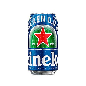Cerveja Heineken 0.0 Puro Malte Sem Álcool - Lata 350 ml - Brasil (Holanda)
