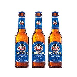 Packs de Cerveja Sem Álcool Erdinger Alkoholfrei Sport - 3 UN Long Neck 330 ml - Alemanha