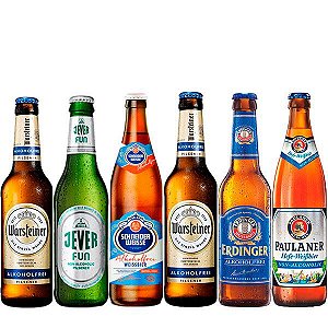 Kit de Cervejas Sem Álcool - As Alemãs - 5 Unidades - Alemanha
