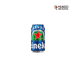 Cerveja Puro Malte Sem Álcool - Heineken – Lata 350 ml - Brasil (Holanda)