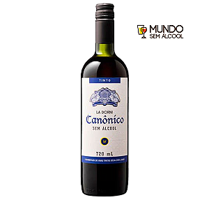 Vinho Canônico Tinto Sem Álcool - La Dorni - Garrafa 720 ml - Brasil