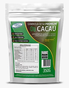 Granola Qesa Premium Cacau 350g sem gluten