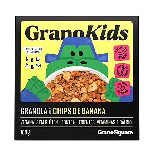 GRANOLA GRANOKIDS CHIPS BANANA 180G GRANOSQUARE