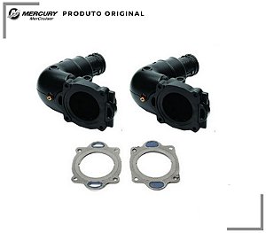 KIT RISER + CURVAS 2 POLEGADAS MERCRUISER 4.5 / 6.2 MPI