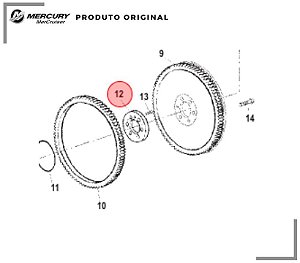 ESPAÇADOR DO VOLANTE MERCRUISER 2.8 / 4.2 889030