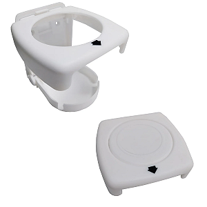 PORTA COPO DOBRÁVEL BRANCO