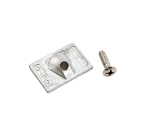 ANODO QUADRADO DA RABETA MERCURY 6HP A 15HP ORIGINAL 42121Q02