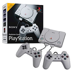 VIDEO GAME PLAYSTAION CLASSIC ONE SCPH-1000R COM 20 JOGOS BIVOLT