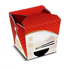 CH1B - 100 unid - Caixa Box para comida chinesa - 1 litro
