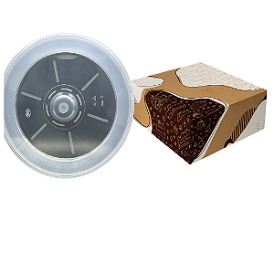 25 unid -  Kit Forma para pudim modelo novo forneáveis 1100 ml com a Caixa padrão