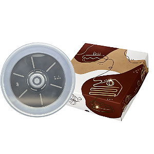 25 unid -  Kit Forma para pudim modelo novo forneáveis 1100 ml com a Caixa Premium