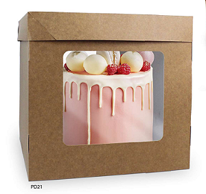 PD21  - 10 unid - Caixa para bolos de festas 4,0 kg