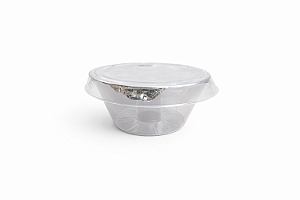 PW90/TWH - 10 unid - Forma forneáveis Pudim 90 ml com tampa pet e selo de alumínio