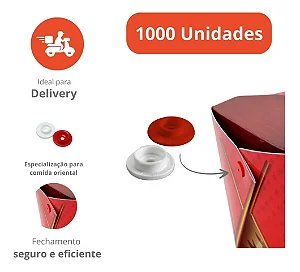 CH7 - 1.000 unidades - Botões P/ Box Comida Chinesa