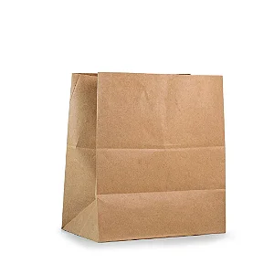 SC01 - 200 unid - Saco Kraft para delivery Médio Liso
