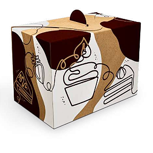 PD111K - 100 unid -  Embalagem para mini bolos, altos e confeitados