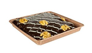 5 unid - Forma para torta e brownie quadrado que vai ao forno G