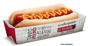 D1 - Embalagem para Hot Dog Balcão – 100 unidades