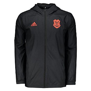 Jaqueta Corta Vento Flamengo Preto e Vermelho