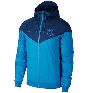 Jaqueta Corta Vento Barcelona Azul