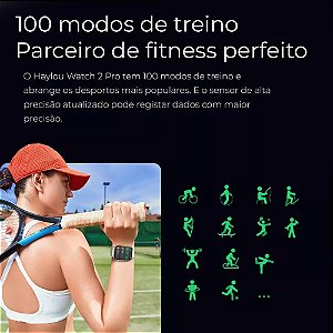 Haylou 2 Pro（LS02-PRO）- Tela 1.85", Bluetooth 5.0 À Prova D'água 20 dias Bateria de Longa Duração Esportivo Relógios