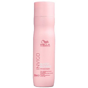 Shampoo Anti-Amarelamento Wella Professionals Invigo Blonde Recharge 250ml