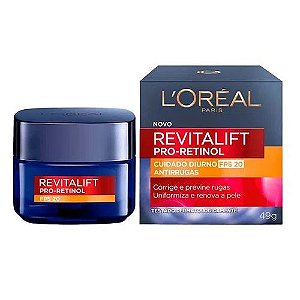 Creme Facial Antirrugas L'Oréal Paris Revitalift FPS20 - 49g