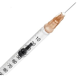 Seringa Insulina 1mL agulha 13x0,45mm - CAIXA C/100 UN. DESCARPACK
