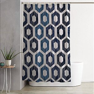 Cortina Para Box 1,40x1,80m Synth Geometric 01