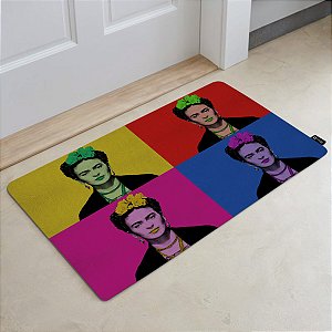 Tapete Decorativo 60x40cm Frida Pop Art