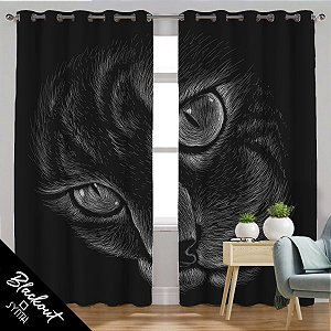 Cortina Synth (Blackout) 2,50x2,80m Blk Cat