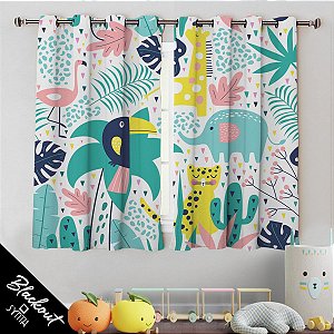 Cortina (Blackout) Synth Kids 1,50x2,40m Safari 25