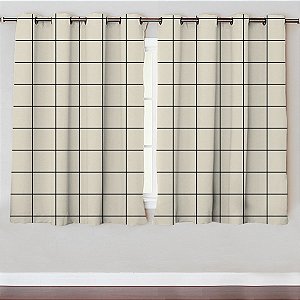 Cortina Synth 1,80x2,60m Grid Bege